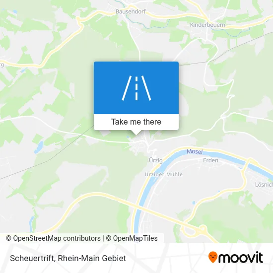 Scheuertrift map