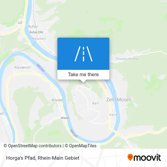 Horga's Pfad map