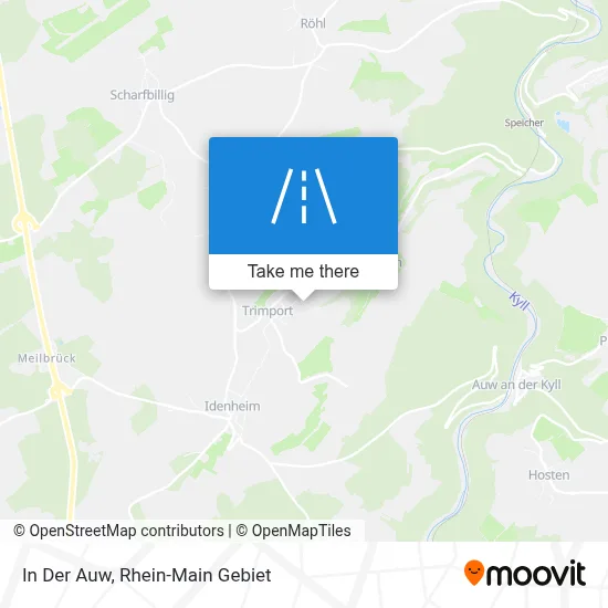 In Der Auw map