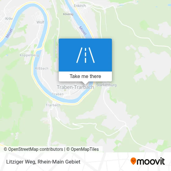 Litziger Weg map