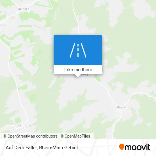 Auf Dem Faller map