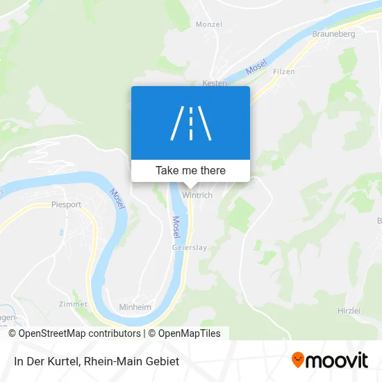 In Der Kurtel map