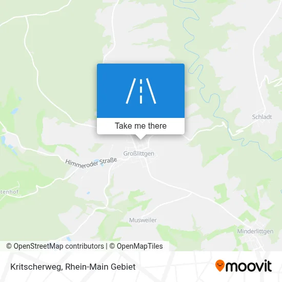 Kritscherweg map