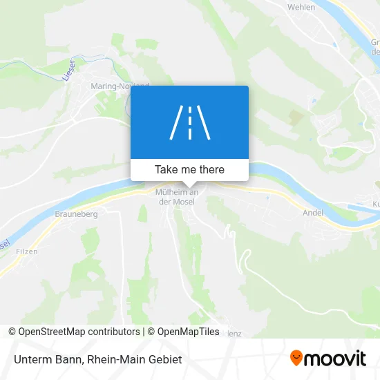 Unterm Bann map