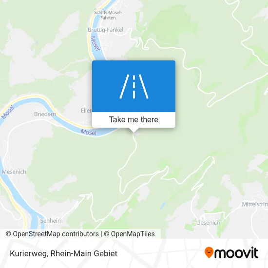 Kurierweg map