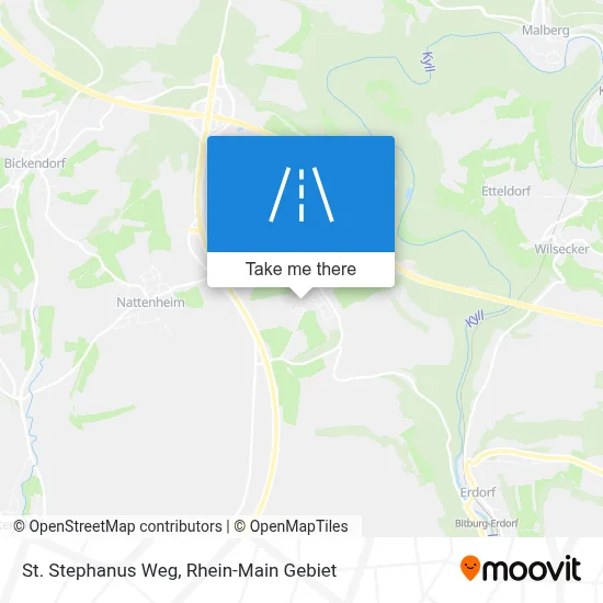 St. Stephanus Weg map