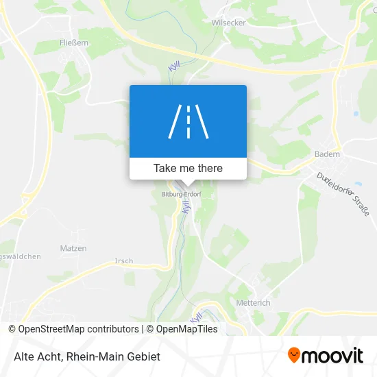 Alte Acht map