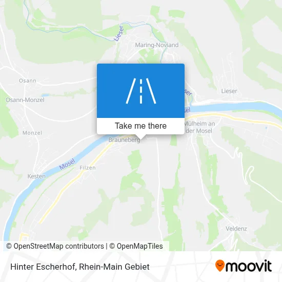 Hinter Escherhof map