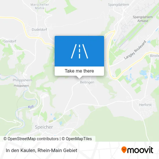 In den Kaulen map