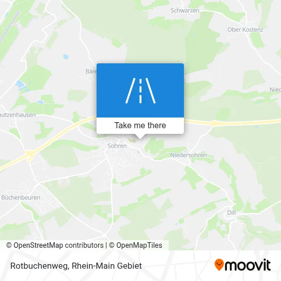 Rotbuchenweg map