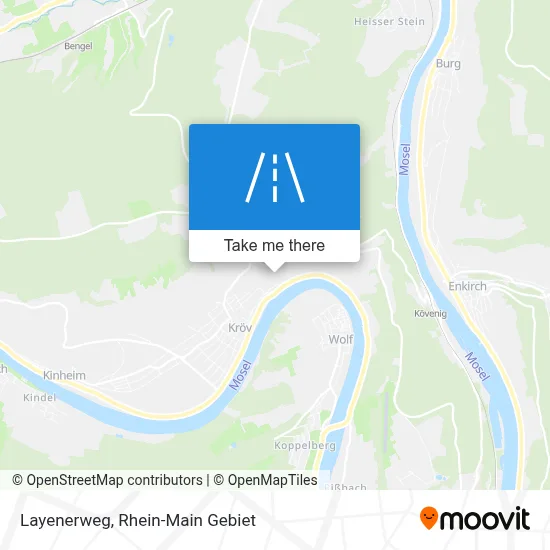 Layenerweg map