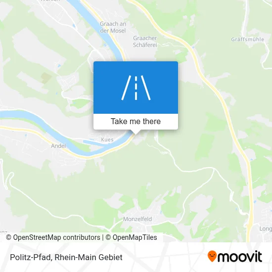Politz-Pfad map