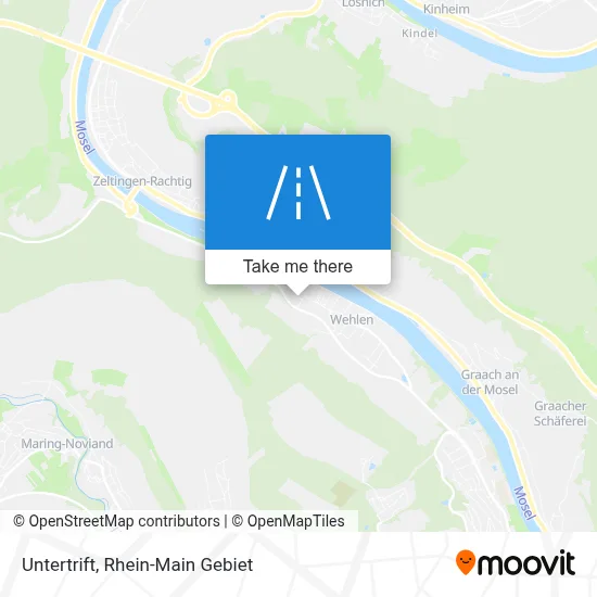 Untertrift map
