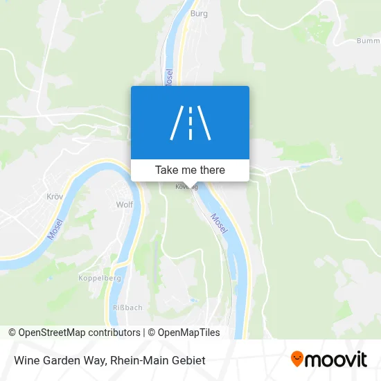 Weingartenweg map