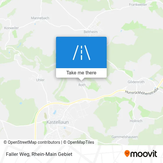 Faller Weg map