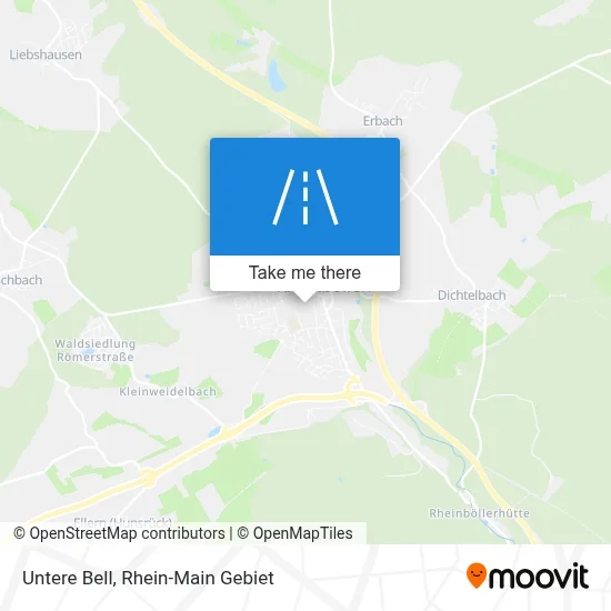 Untere Bell map
