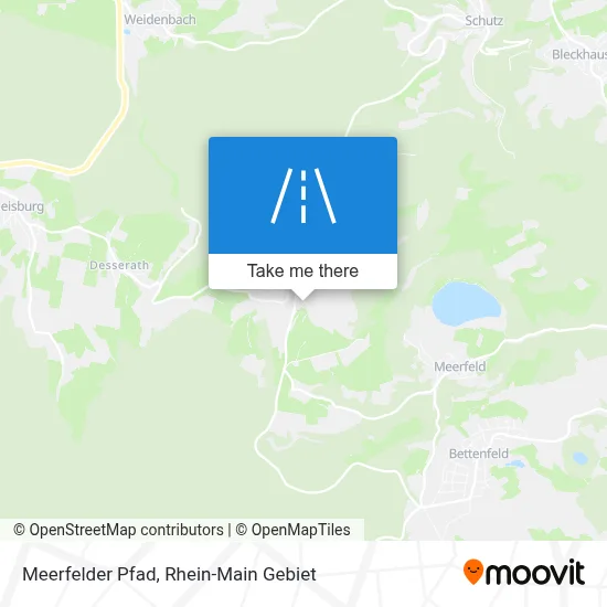 Meerfelder Pfad map