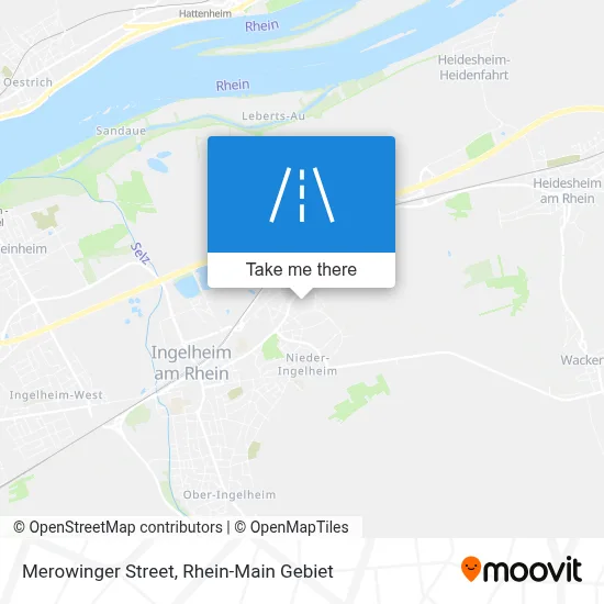 Merowingerstraße map
