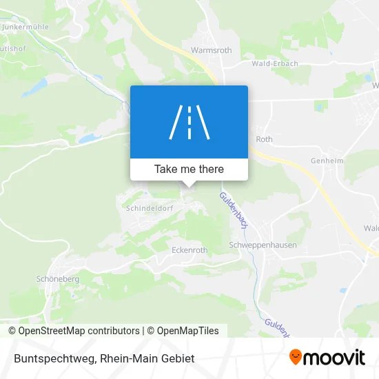 Buntspechtweg map