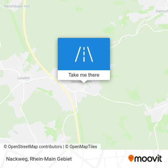 Nackweg map