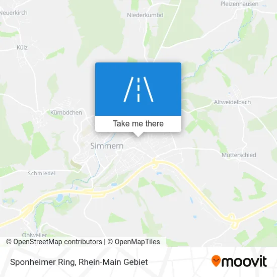 Sponheimer Ring map