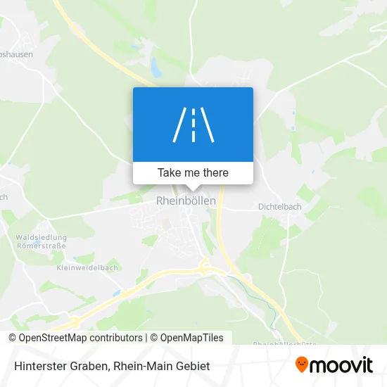 Hinterster Graben map