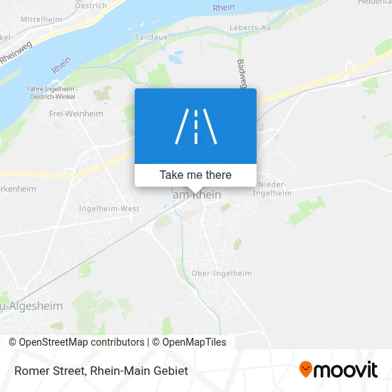 Römerstraße map
