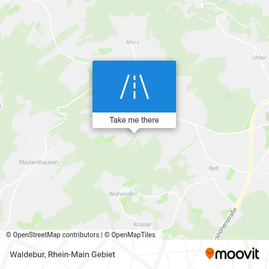 Waldebur map