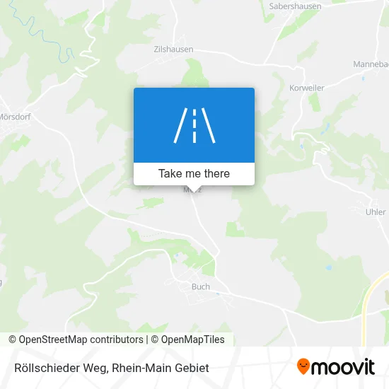 Röllschieder Weg map