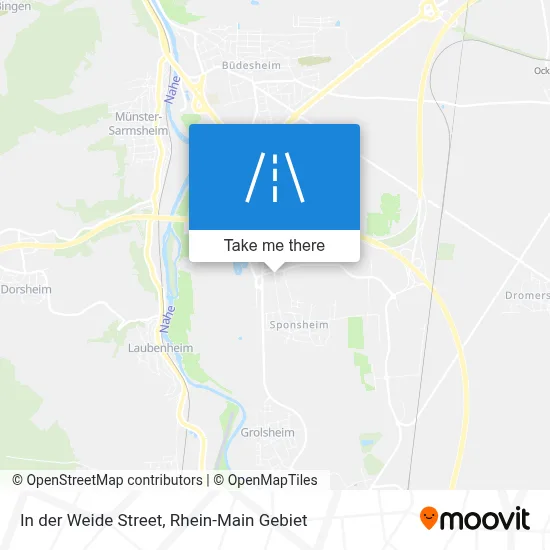In Der Weide map
