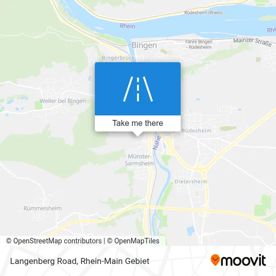 Langenbergweg map