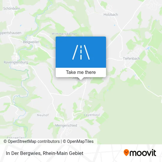 In Der Bergwies map