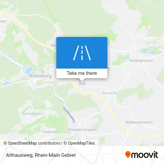 Althausweg map