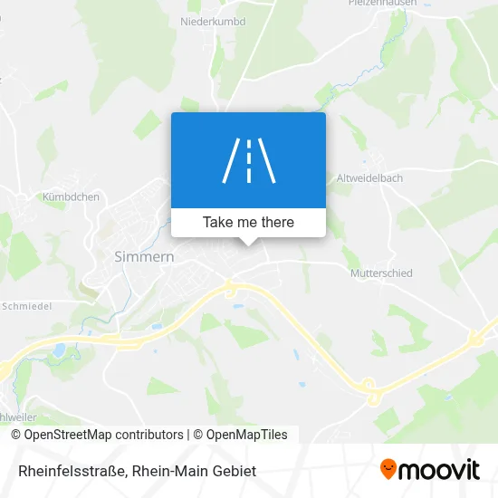 Rheinfelsstraße map