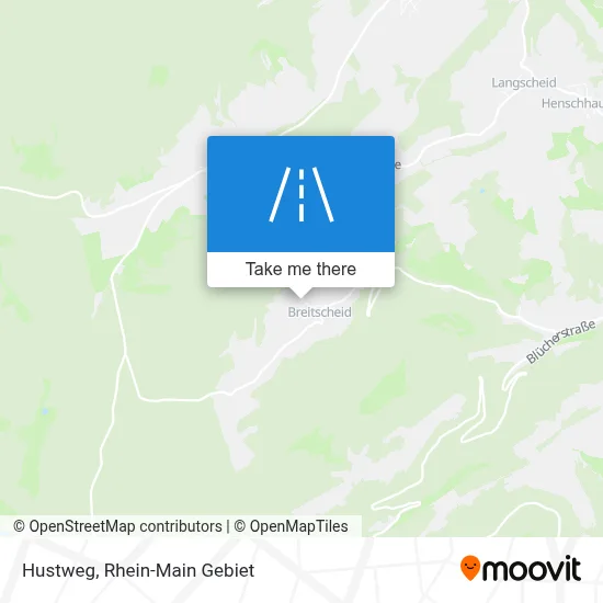 Hustweg map