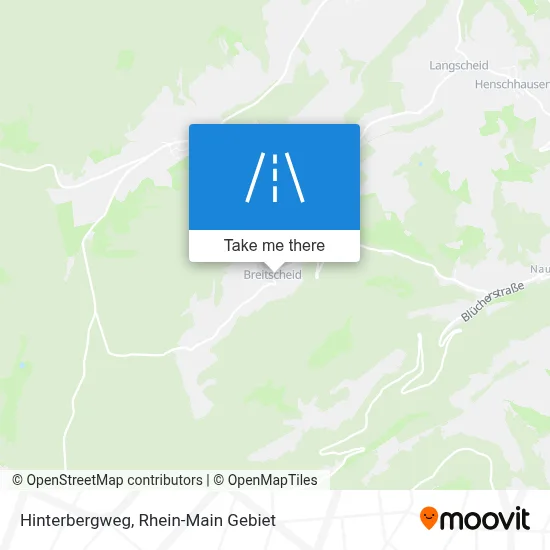 Hinterbergweg map
