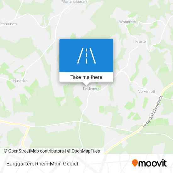 Burggarten map