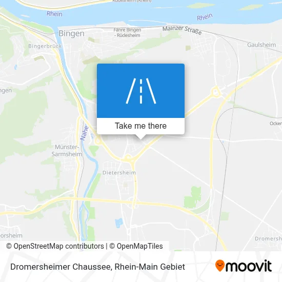 Dromersheimer Chaussee map