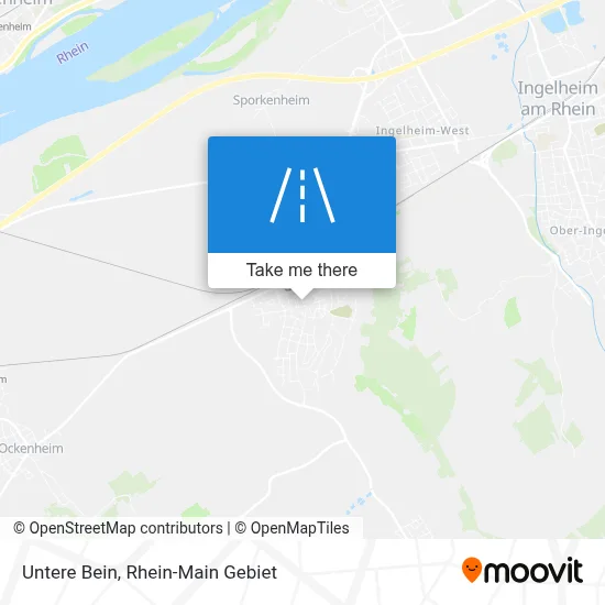 Untere Bein map
