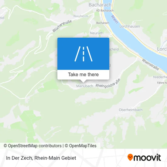 In Der Zech map
