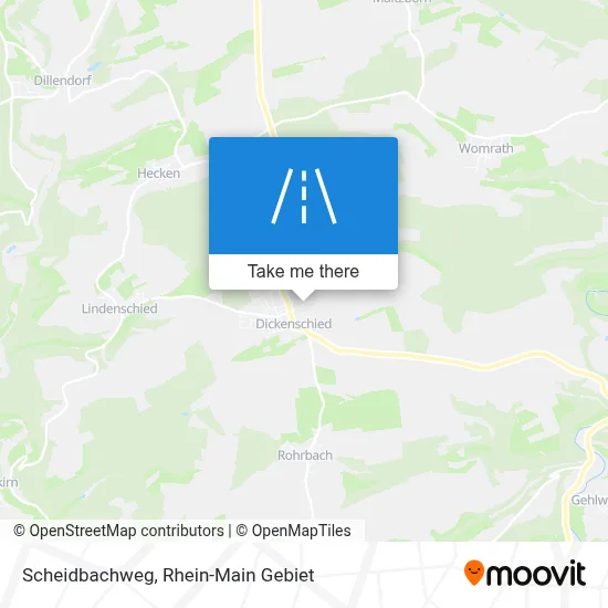 Scheidbachweg map