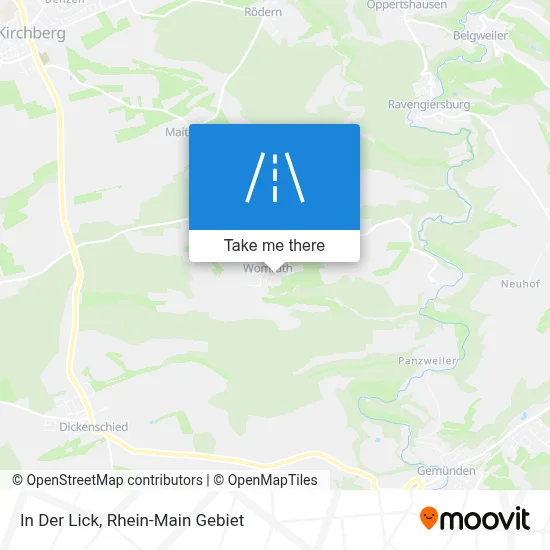 In Der Lick map
