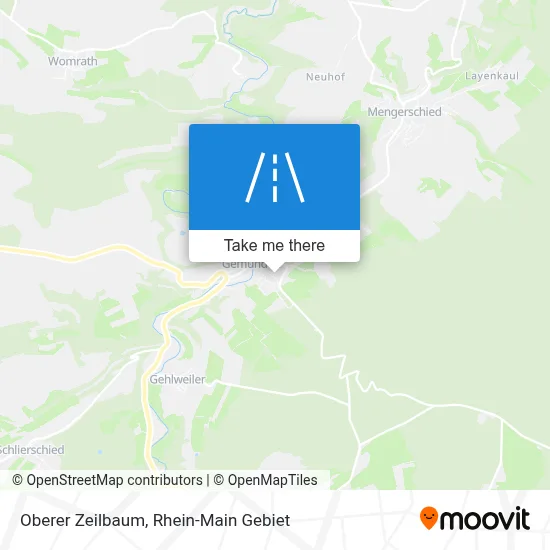 Oberer Zeilbaum map