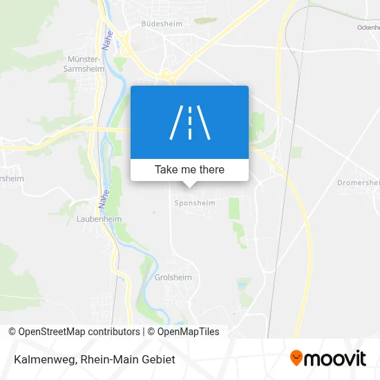 Kalmenweg map