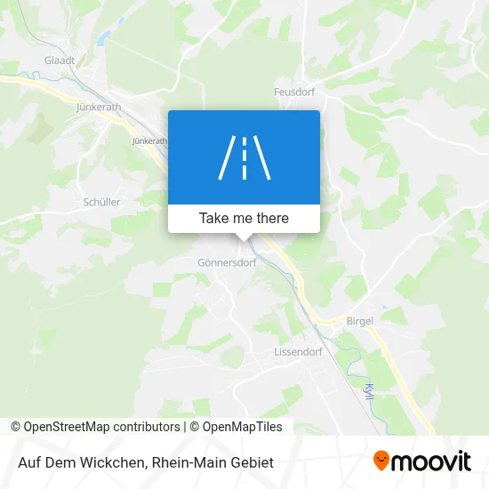 Auf Dem Wickchen map