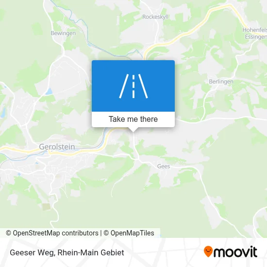 Geeser Weg map