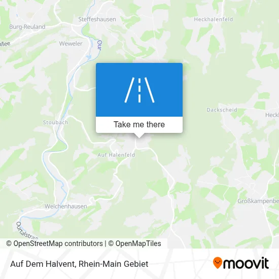 Auf Dem Halvent map