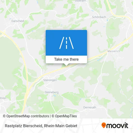 Rastplatz Bierscheid map