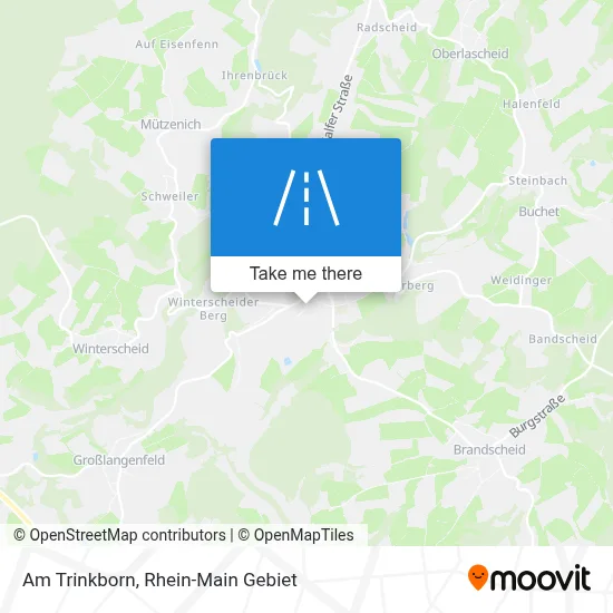 Am Trinkborn map