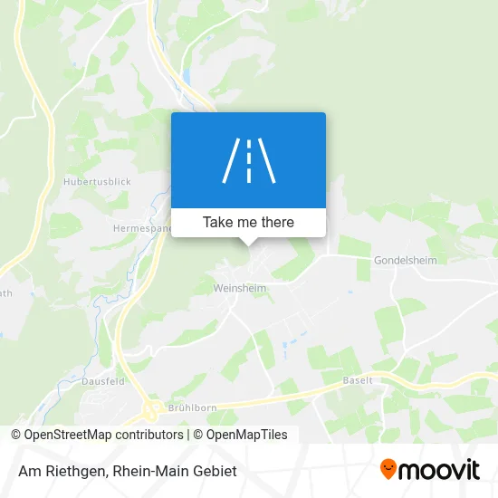 Am Riethgen map